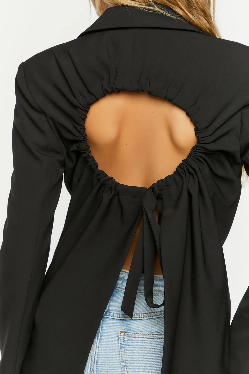 Plunging Cutout Blazer - Image 6
