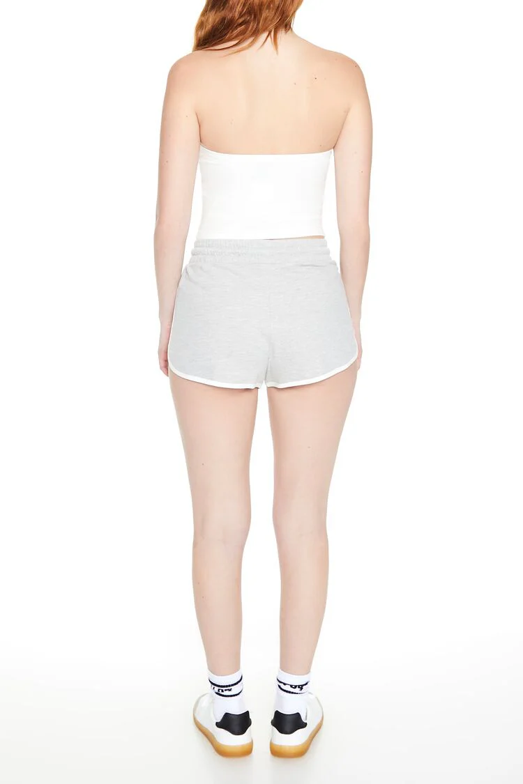 French Terry Drawstring Ringer Shorts - Image 12