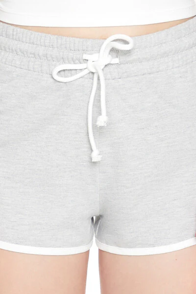 French Terry Drawstring Ringer Shorts - Image 13