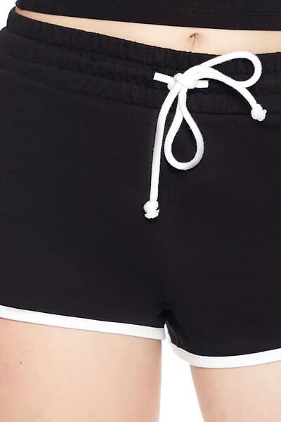 French Terry Drawstring Ringer Shorts - Image 6