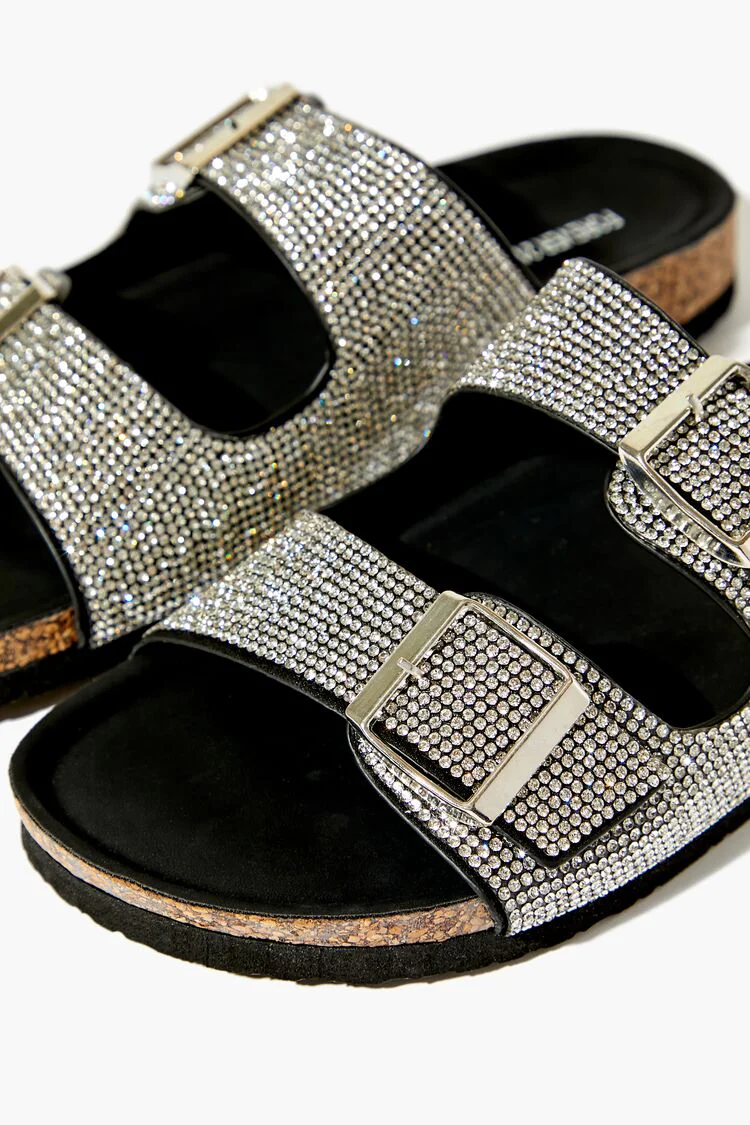 Rhinestone Buckled Slides - Image 5