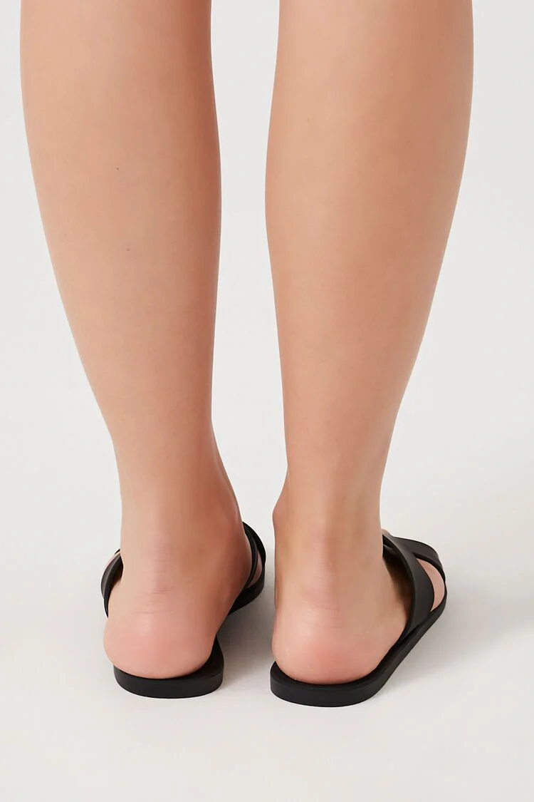 Crisscross Square-Toe Sandals - Image 3