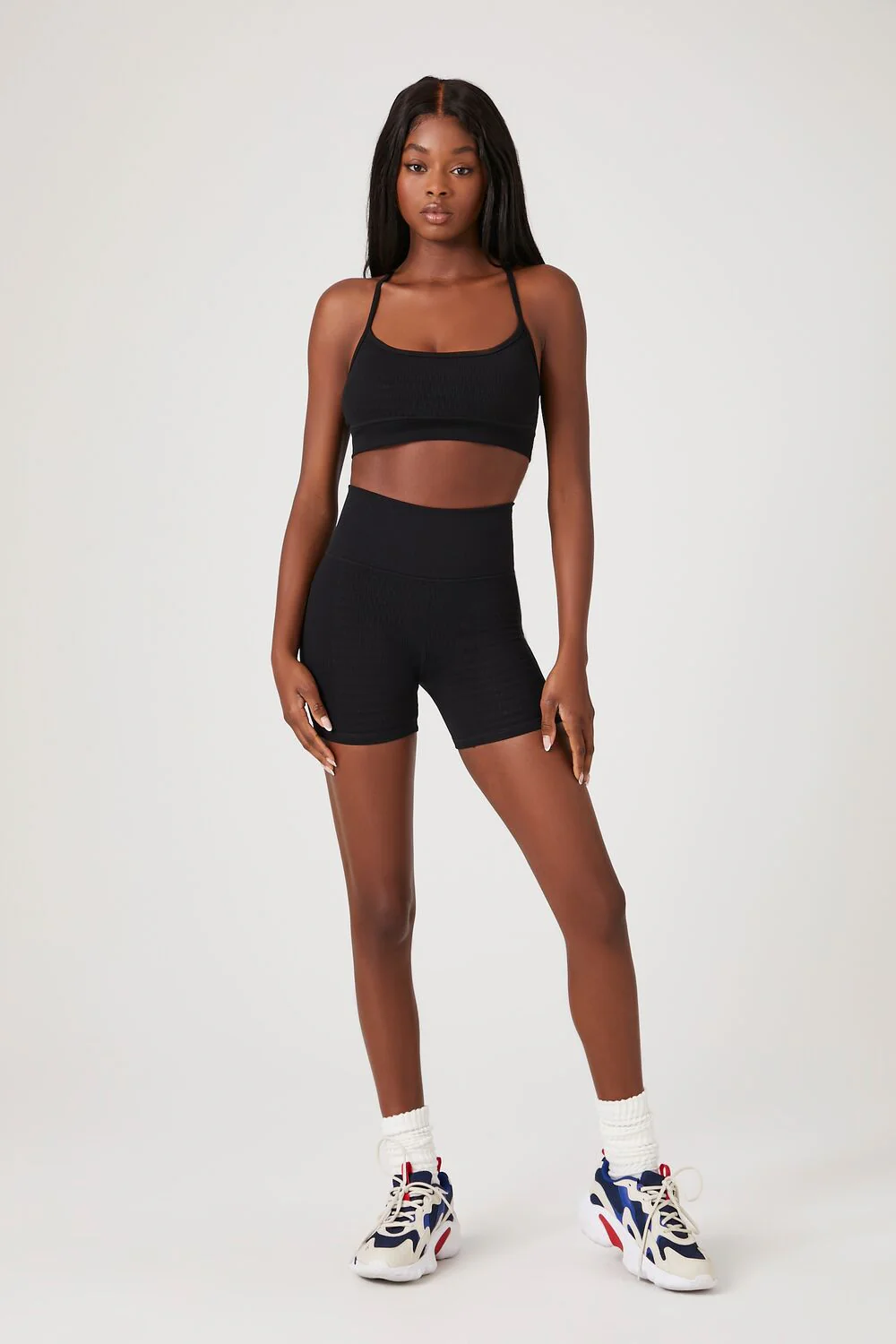 Seamless Crisscross Sports Bra - Image 4