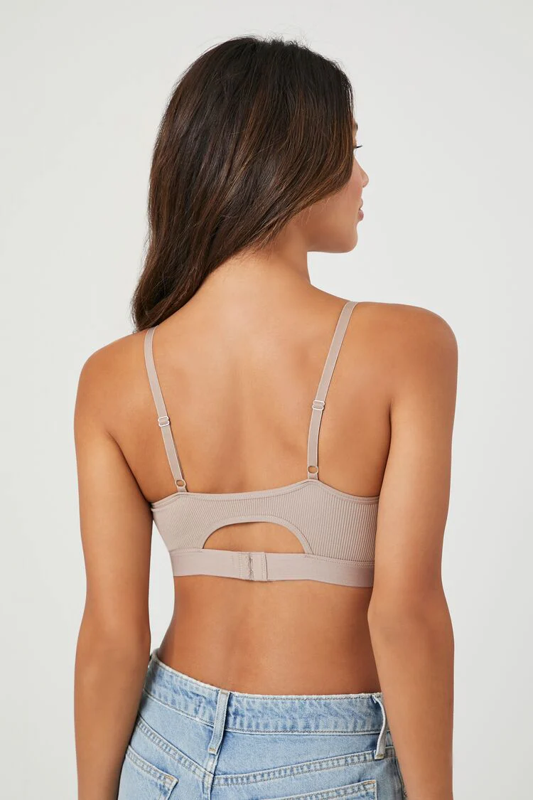 Seamless Cutout Underwire Bra - Image 3