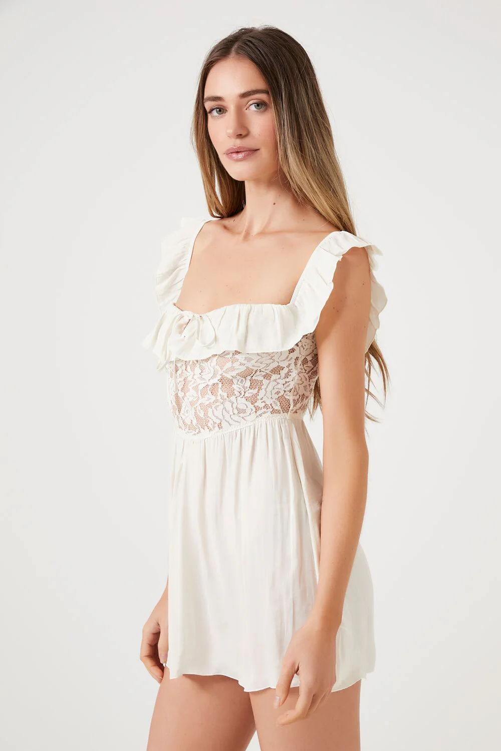 Lace Flounce Nightie - Image 2