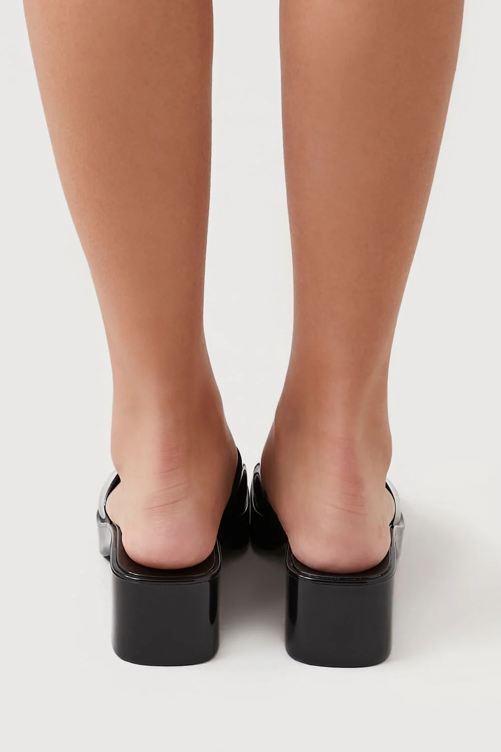 Jelly Open-Toe Block Heels - Image 3