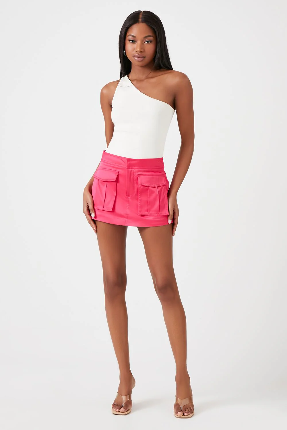 Satin Cargo Skort - Image 15