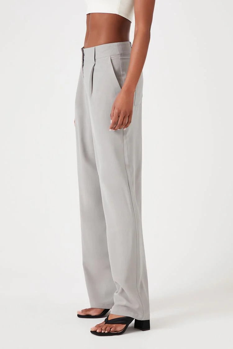 Mid-Rise Wide-Leg Pants - Image 3