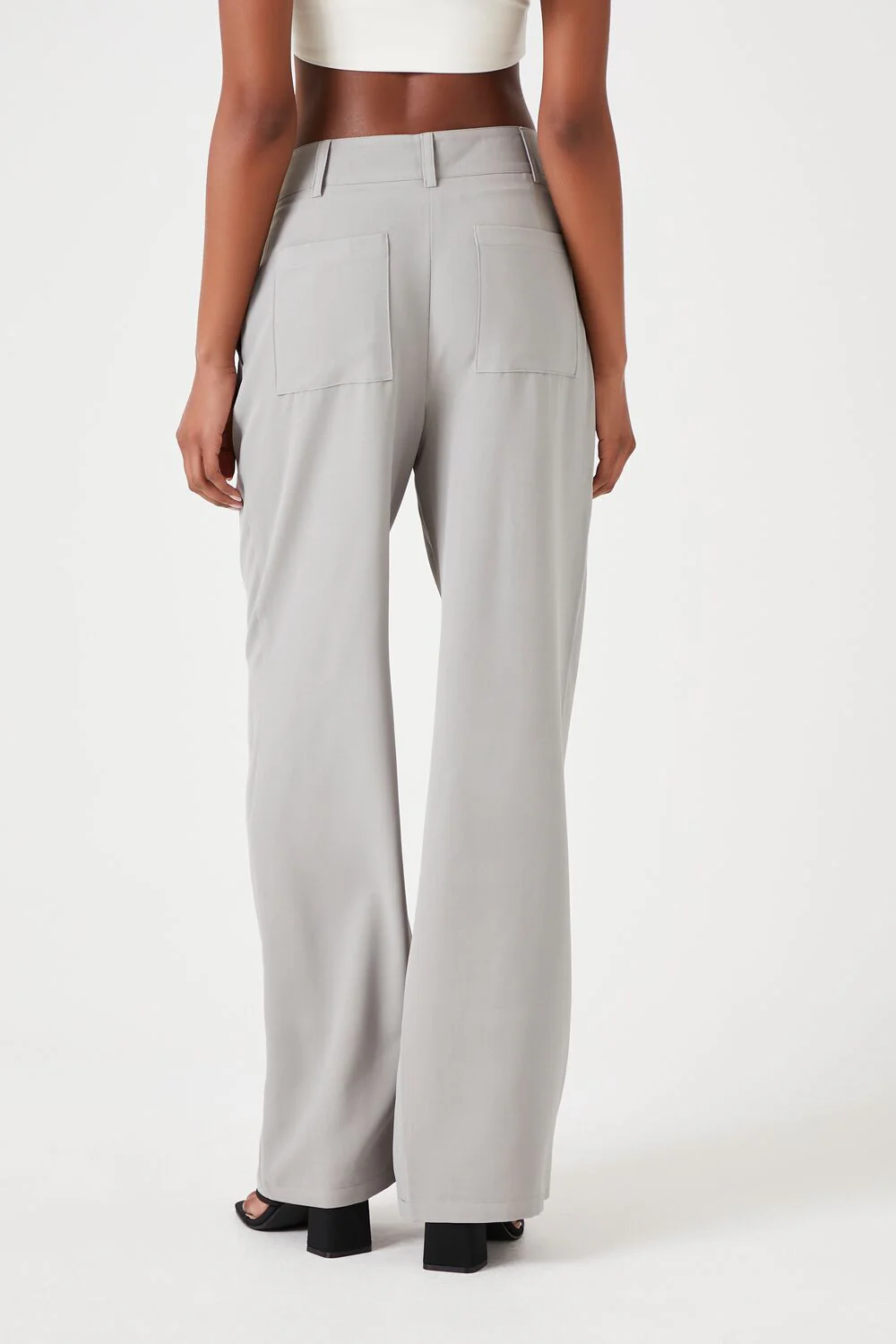 Mid-Rise Wide-Leg Pants - Image 4