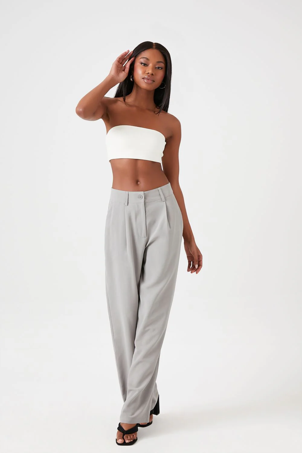 Mid-Rise Wide-Leg Pants - Image 5