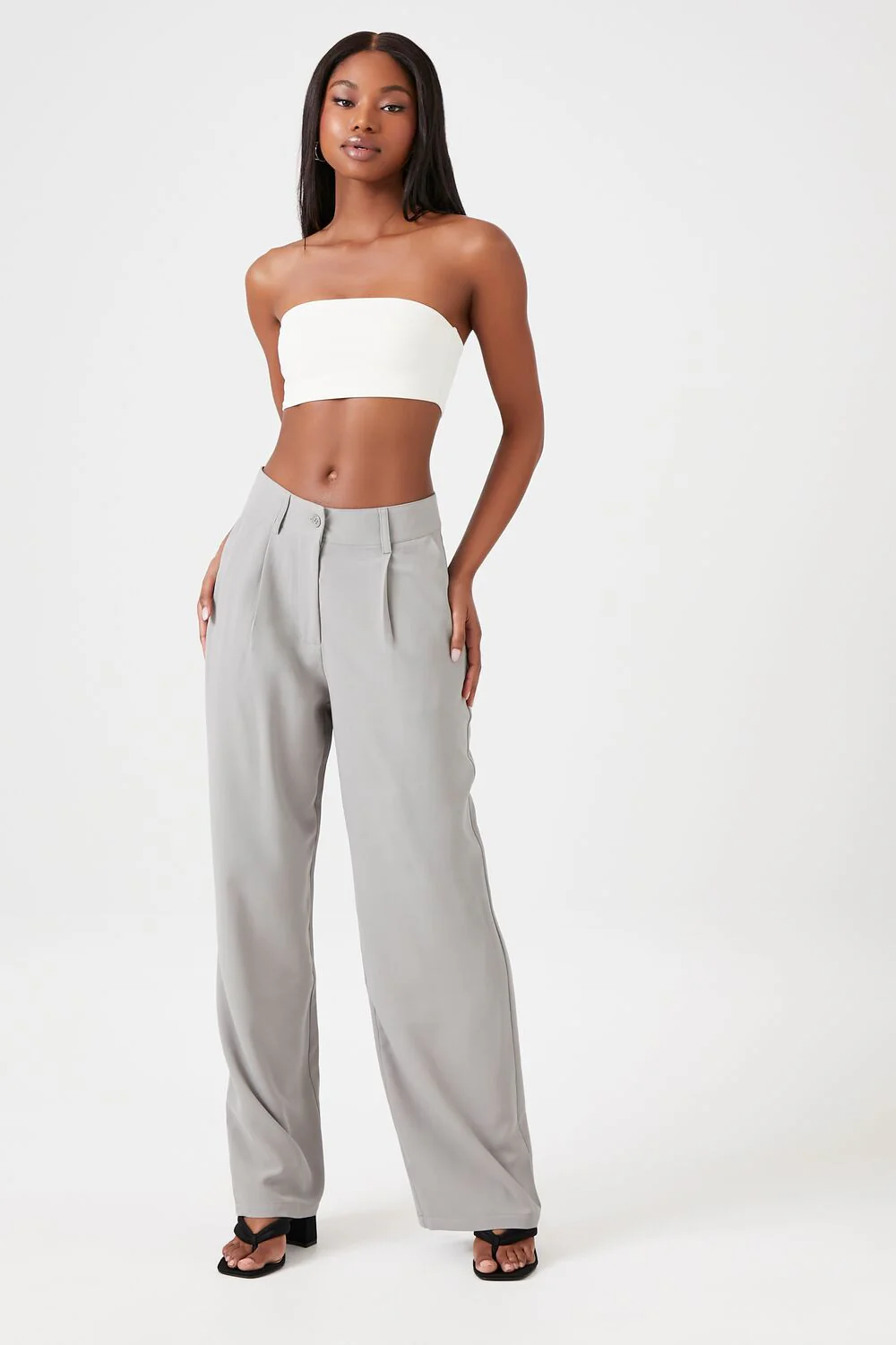 Mid-Rise Wide-Leg Pants - Image 7