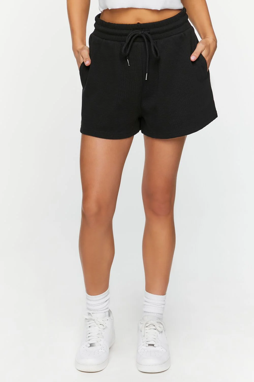 Drawstring Vented-Hem Shorts - Image 2