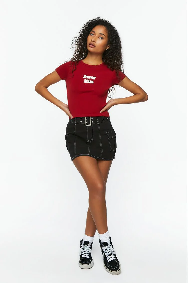 Dump Him Graphic Baby Tee - Image 4