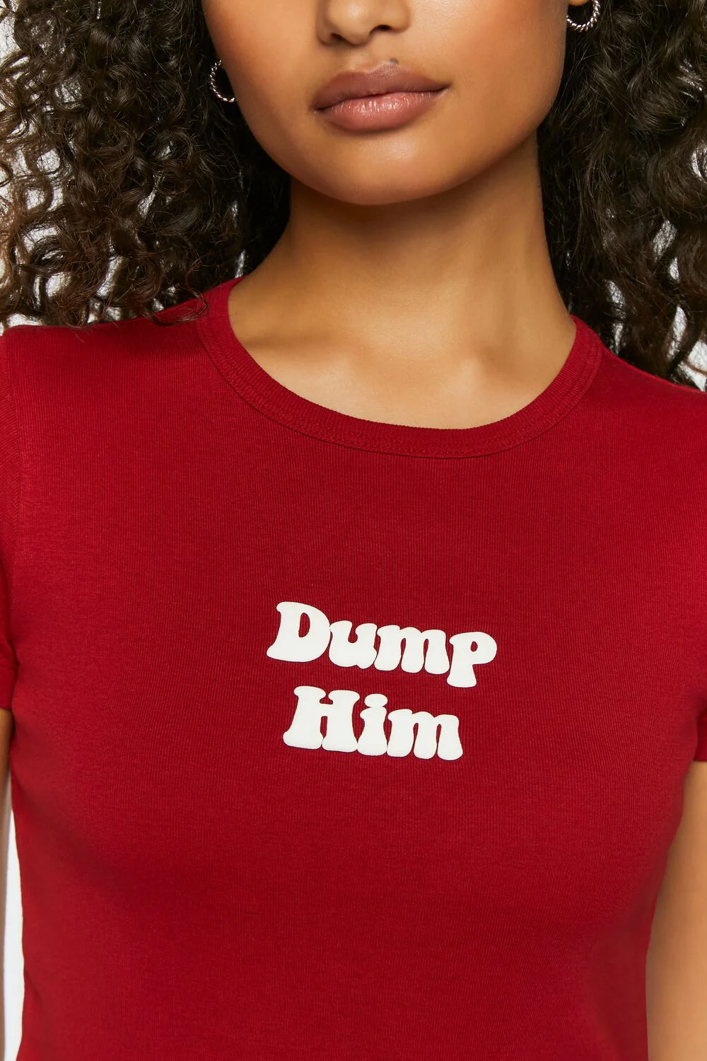 Dump Him Graphic Baby Tee - Image 5