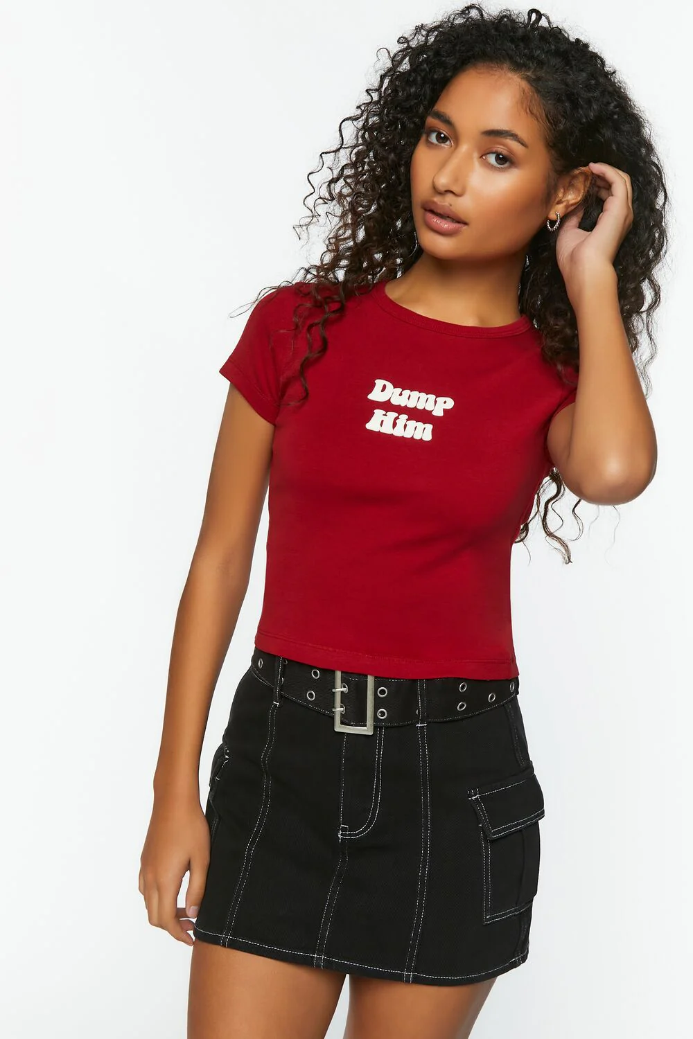 Dump Him Graphic Baby Tee - Image 6