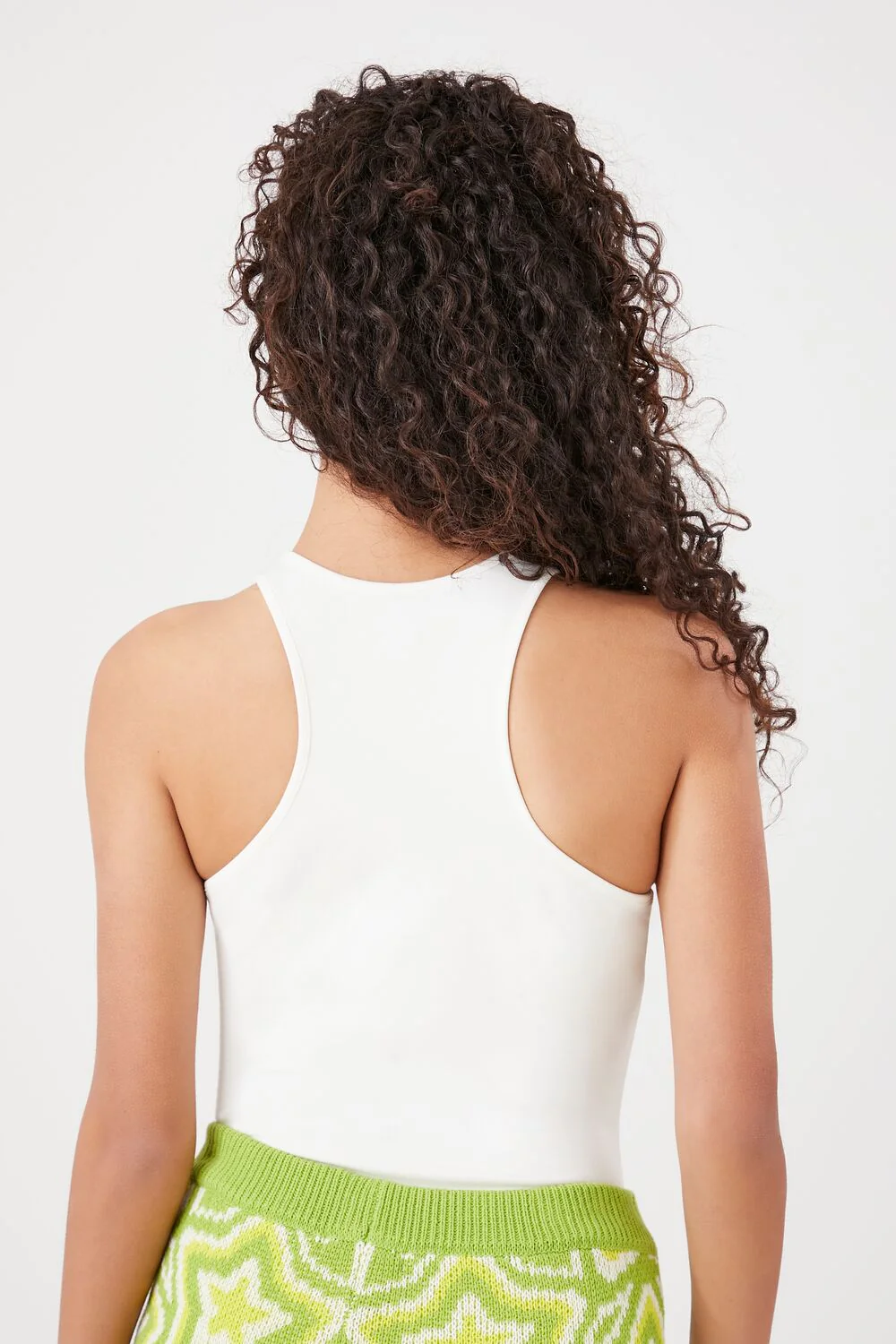Faux Crystal Racerback Bodysuit - Image 3
