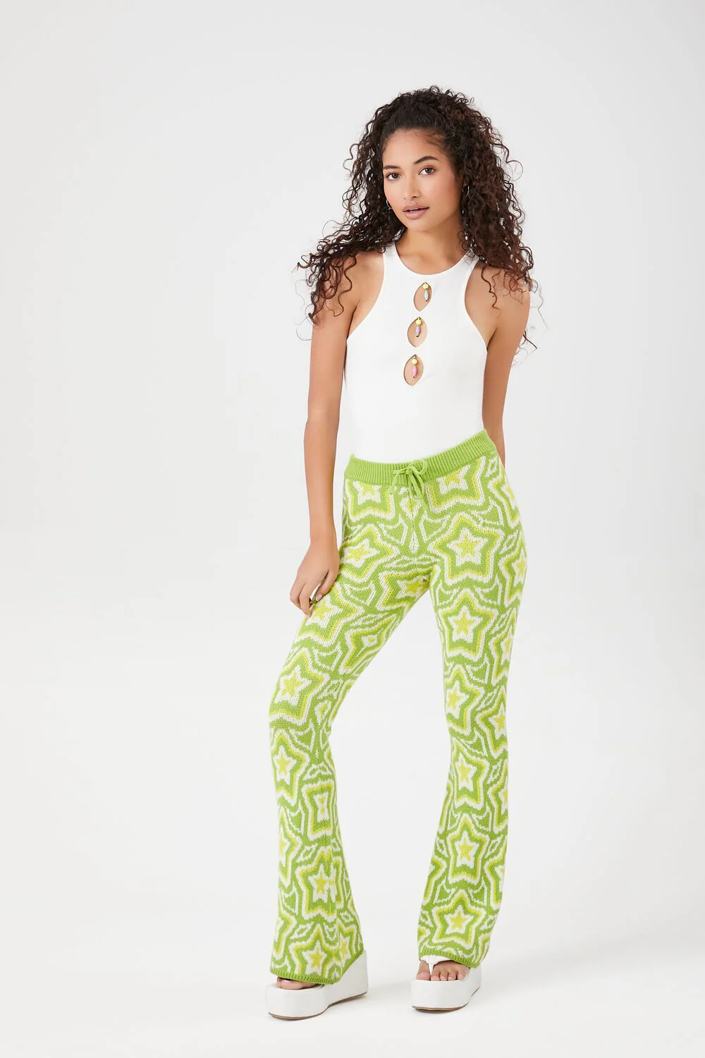 Faux Crystal Racerback Bodysuit - Image 4