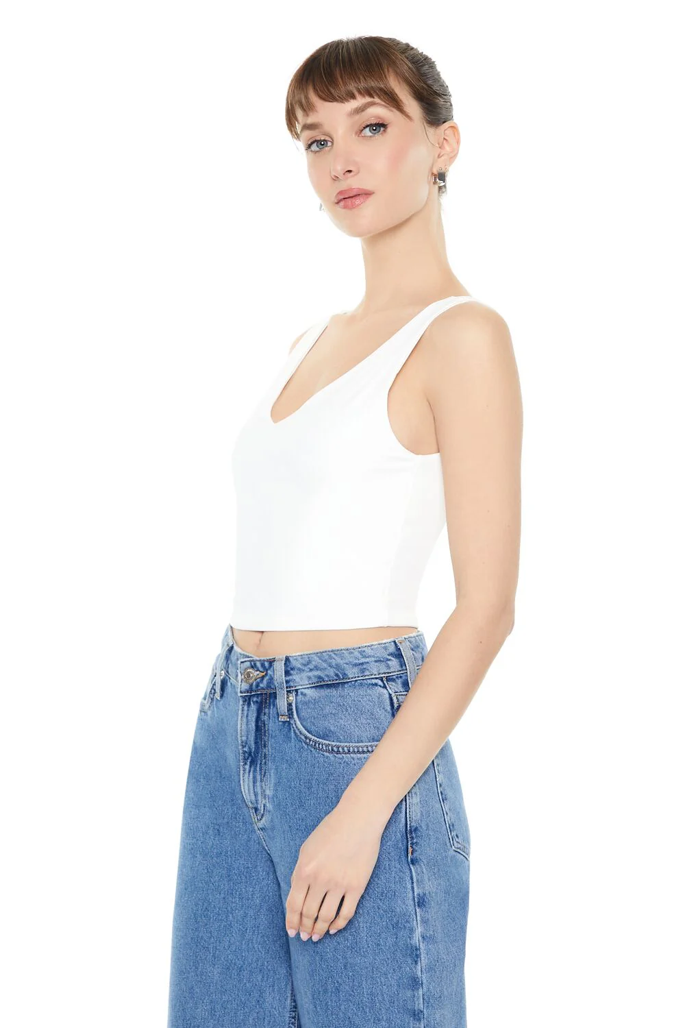 Sculpt Shape Cropped Tank Top - Image 2