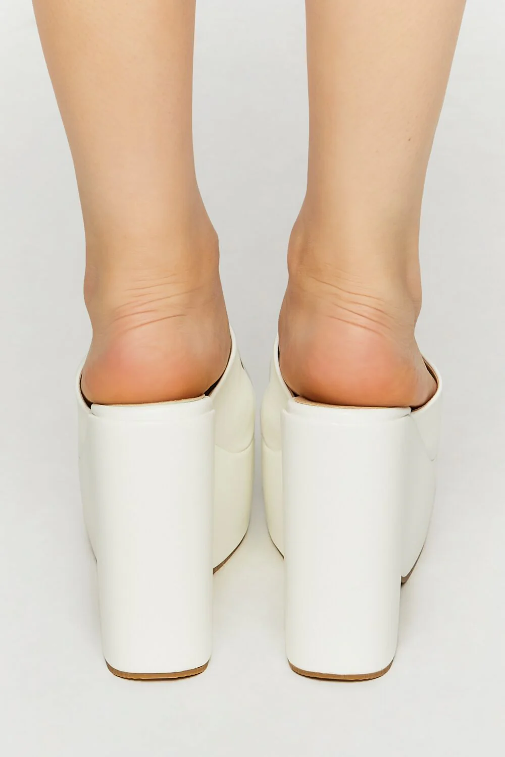 Faux Leather Platform Wedges - Image 4