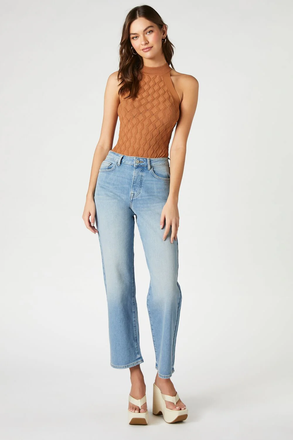 Sleeveless Sweater-Knit Bodysuit - Image 4