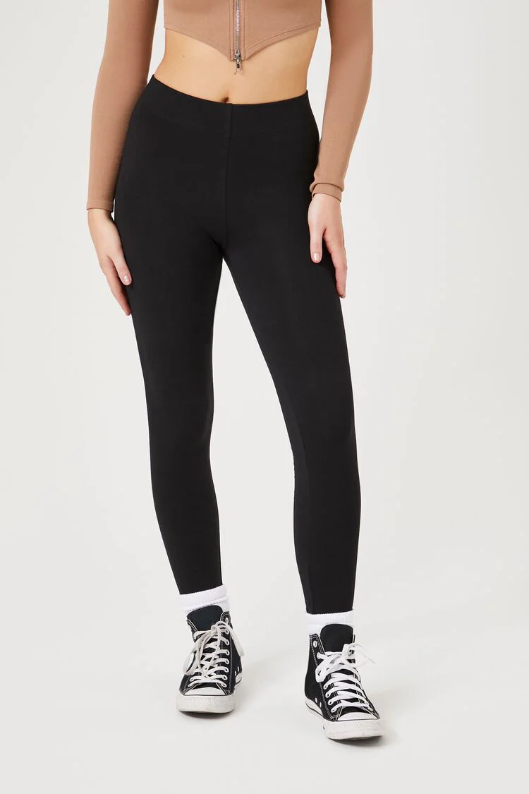Basic High-Rise Leggings - Image 2