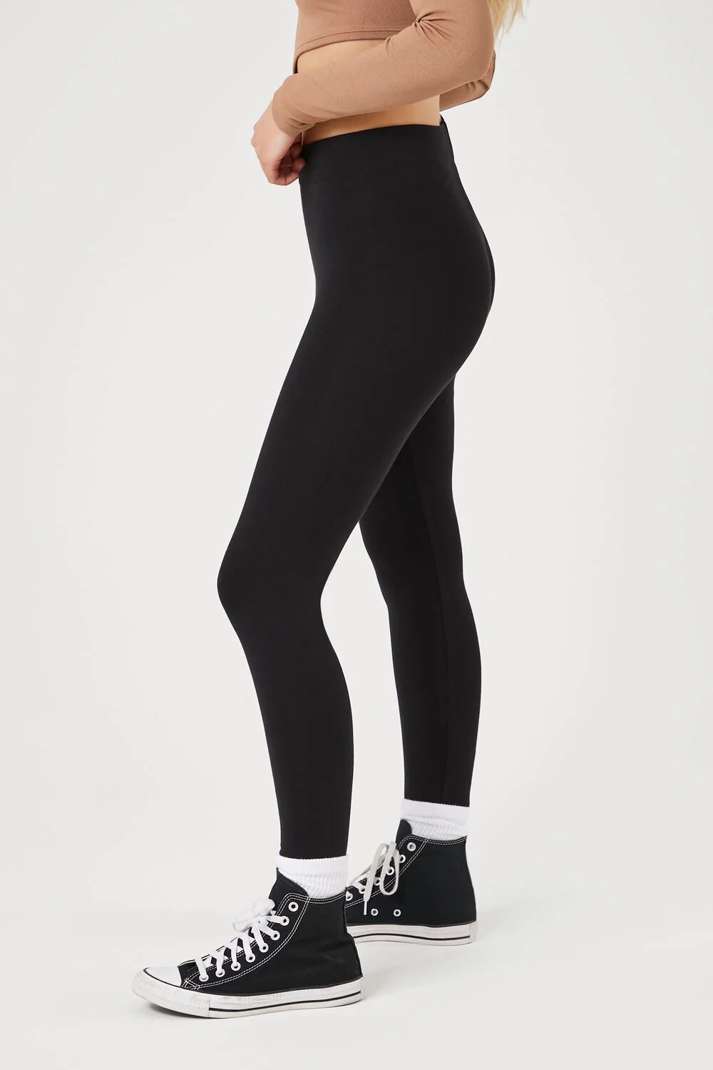 Basic High-Rise Leggings - Image 3