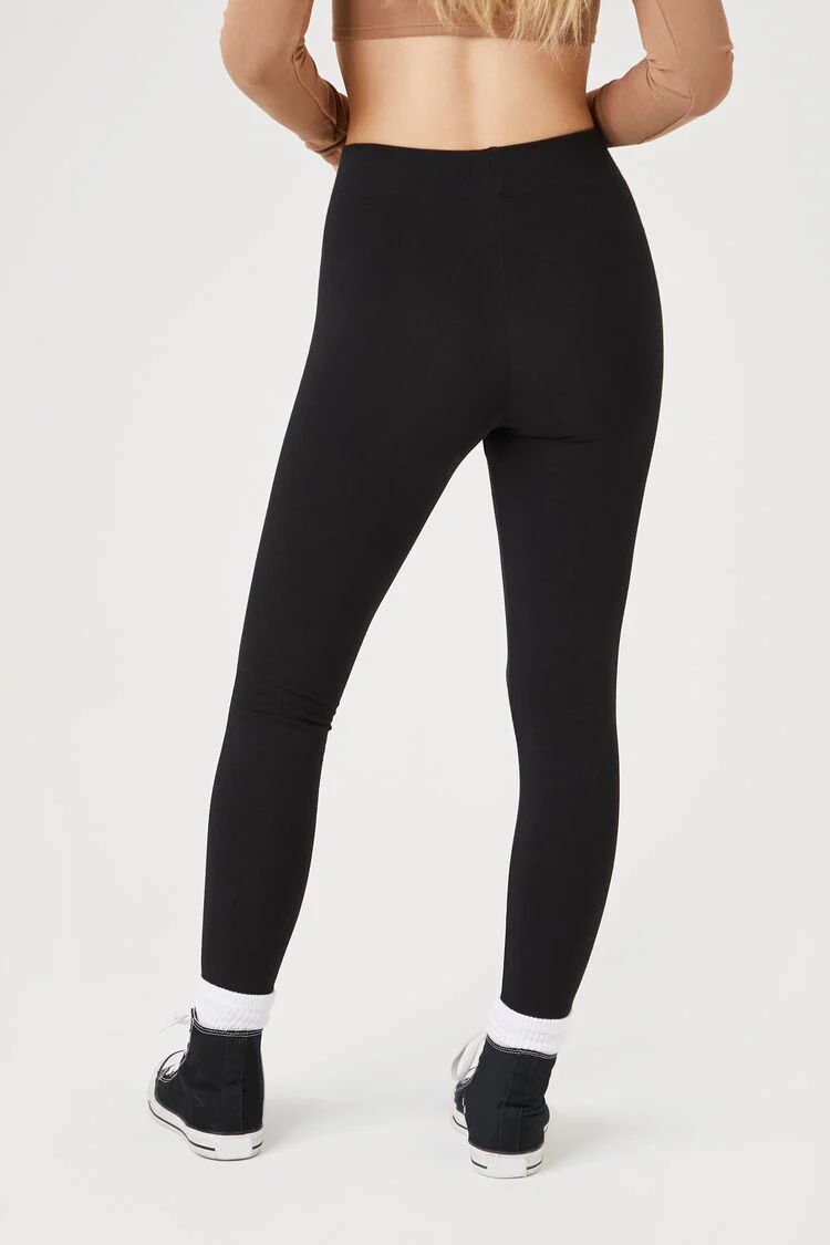 Basic High-Rise Leggings - Image 4