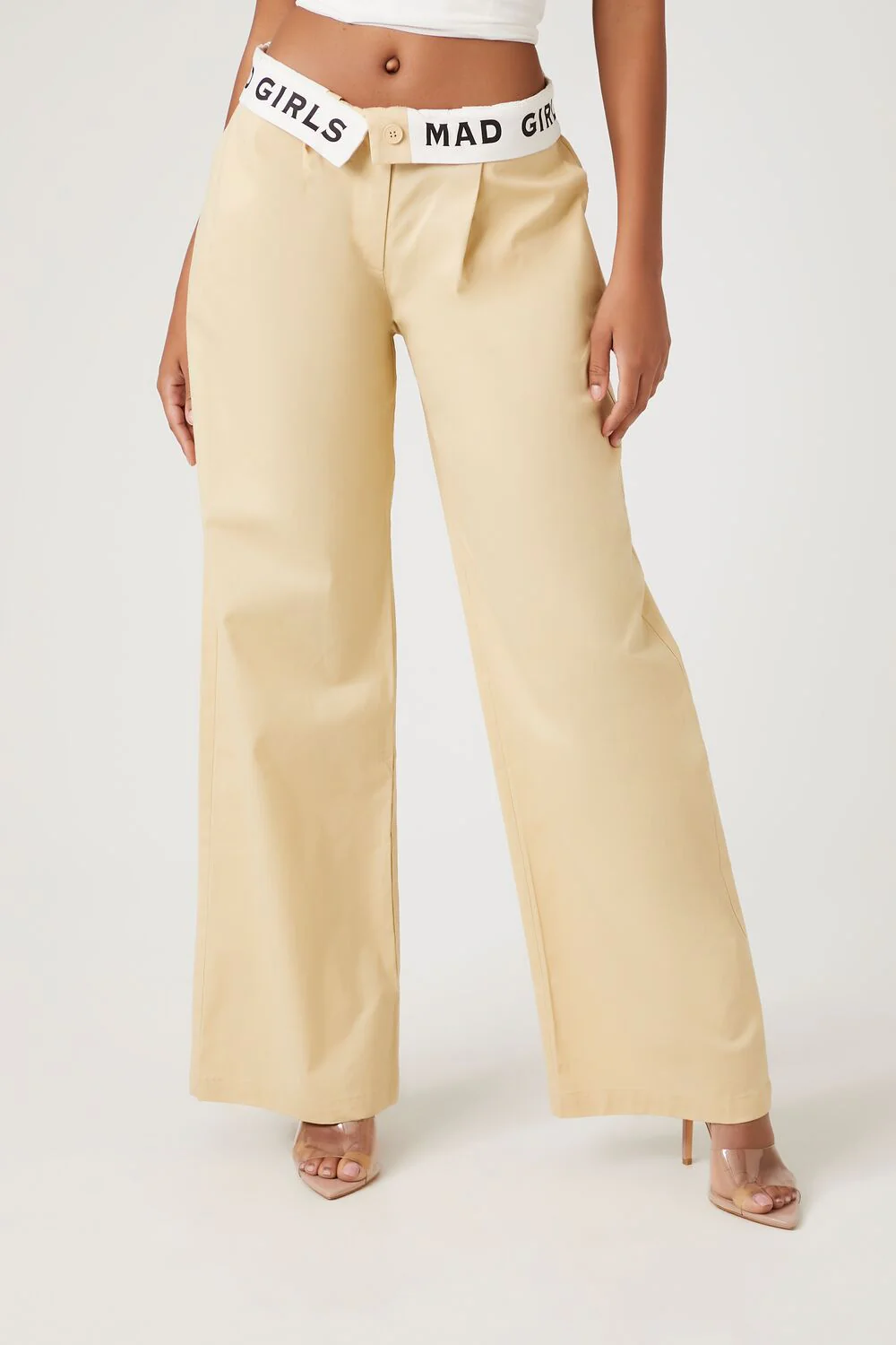 Mad Girls Graphic Wide-Leg Pants - Image 2