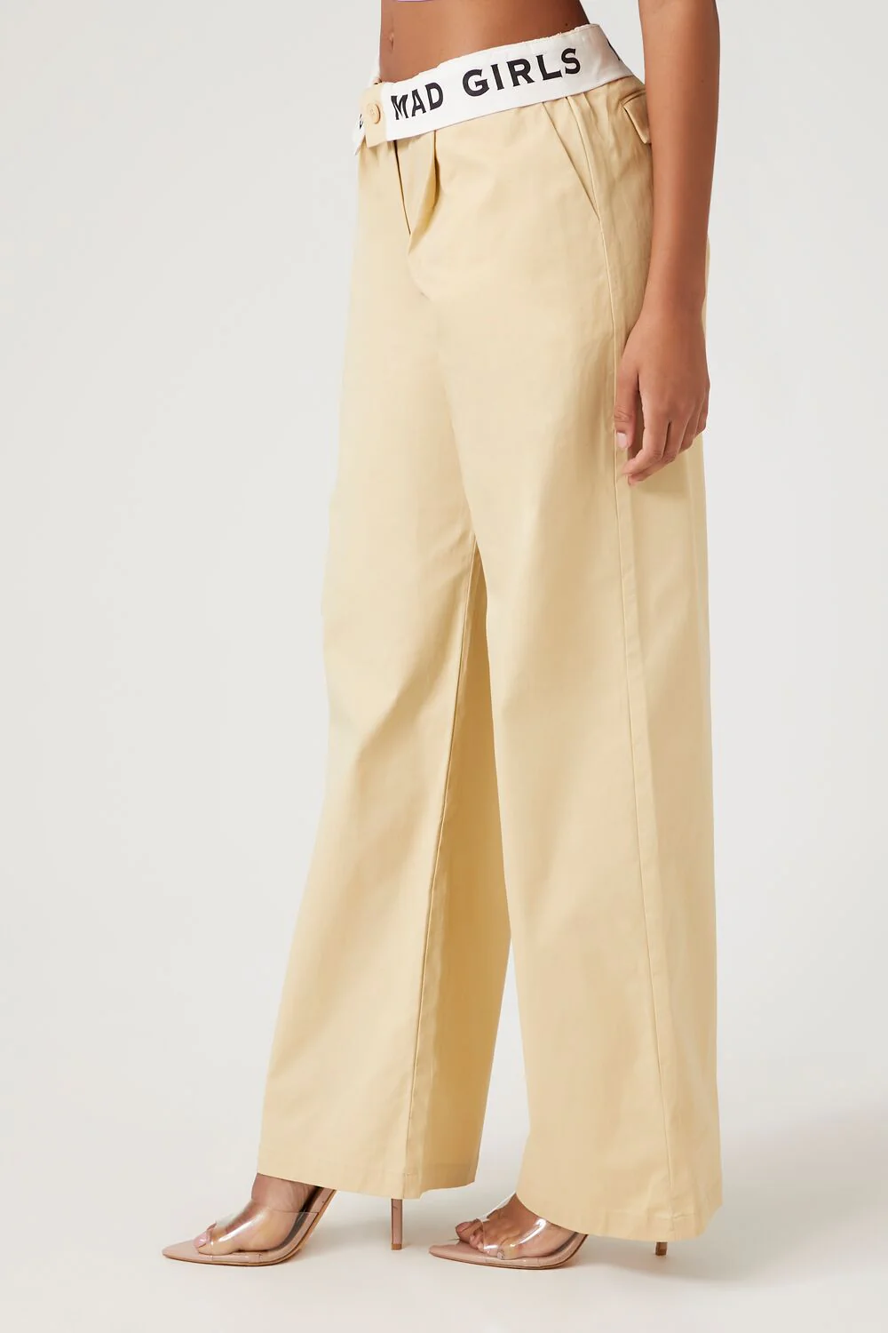 Mad Girls Graphic Wide-Leg Pants - Image 3