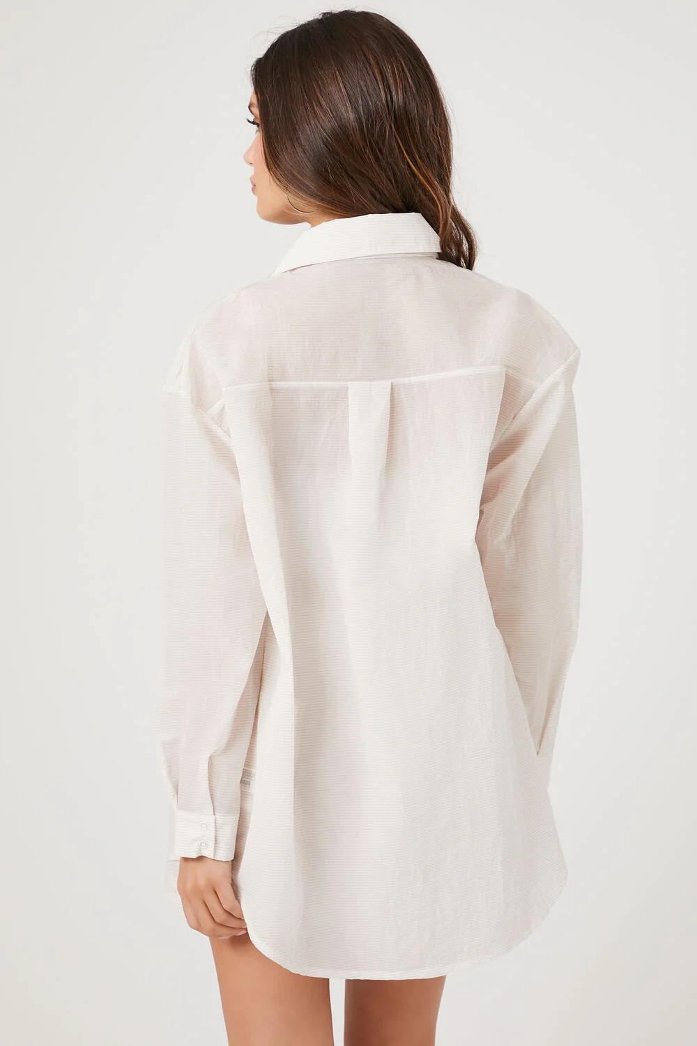 Snap Button-Front Shacket - Image 3