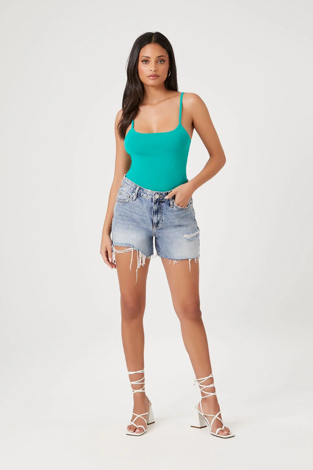 Sweater-Knit Cami Bodysuit - Image 4