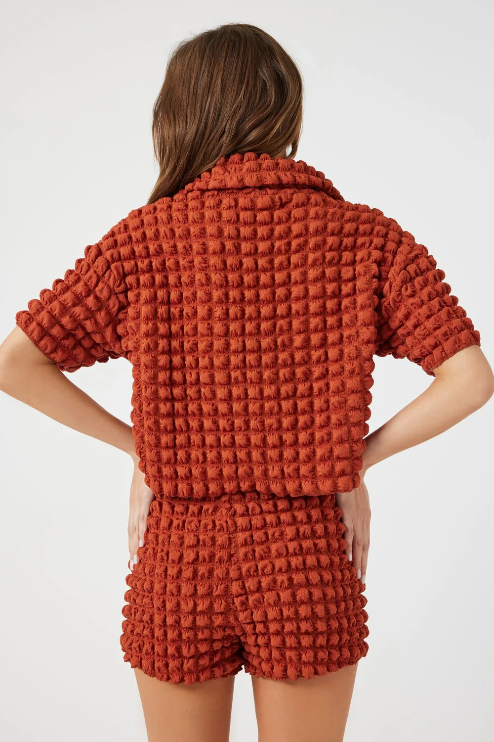 Textured Short-Sleeve Shirt - Image 3