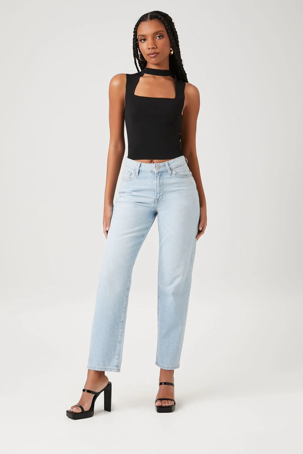 Sweater-Knit Cutout Top - Image 4
