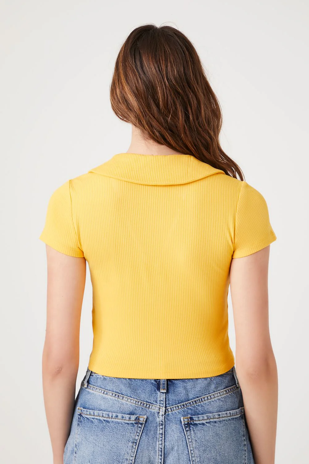 Fruit Button-Front Crop Top - Image 3