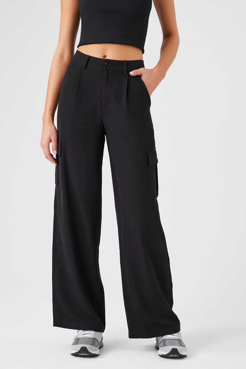 Wide-Leg Cargo Pants - Image 2