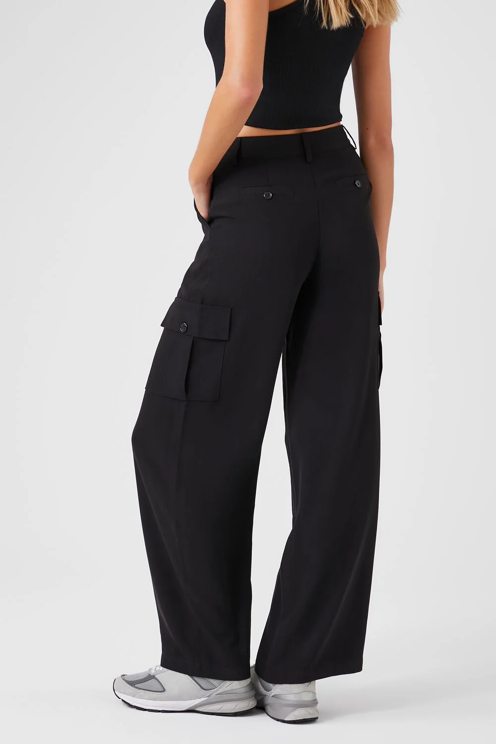 Wide-Leg Cargo Pants - Image 4