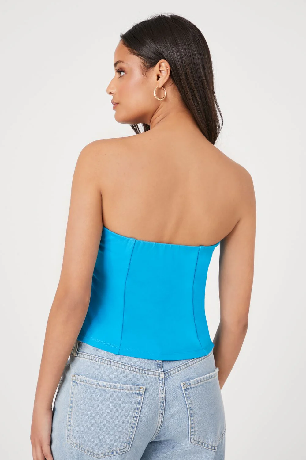 Ponte Knit Tube Top - Image 3