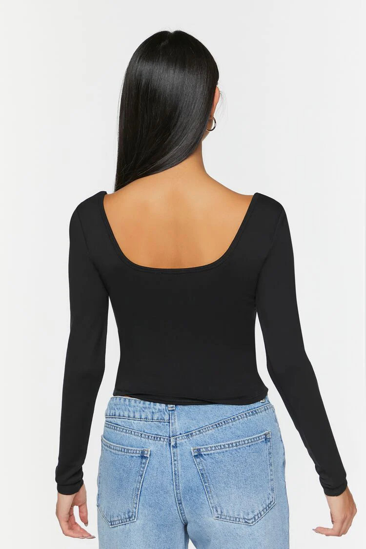 Sweetheart Long-Sleeve Top - Image 3