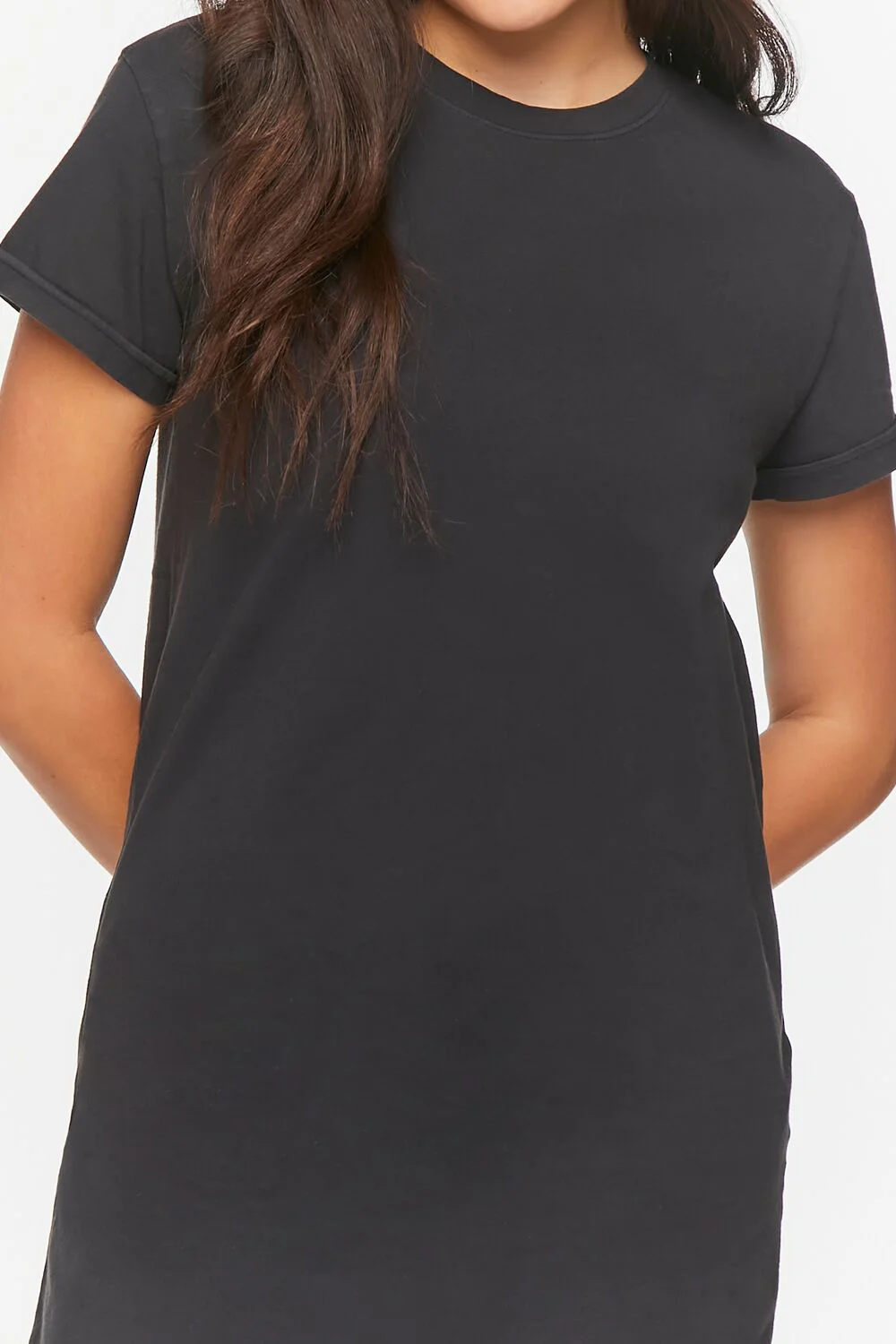 Raw-Cut Mini T-Shirt Dress - Image 5