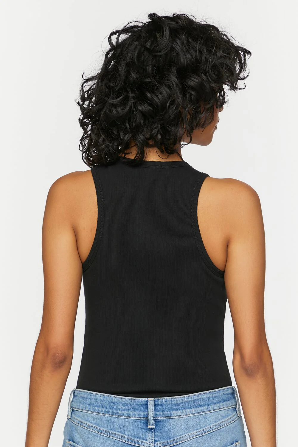 Heathered Sleeveless Bodysuit - Image 3