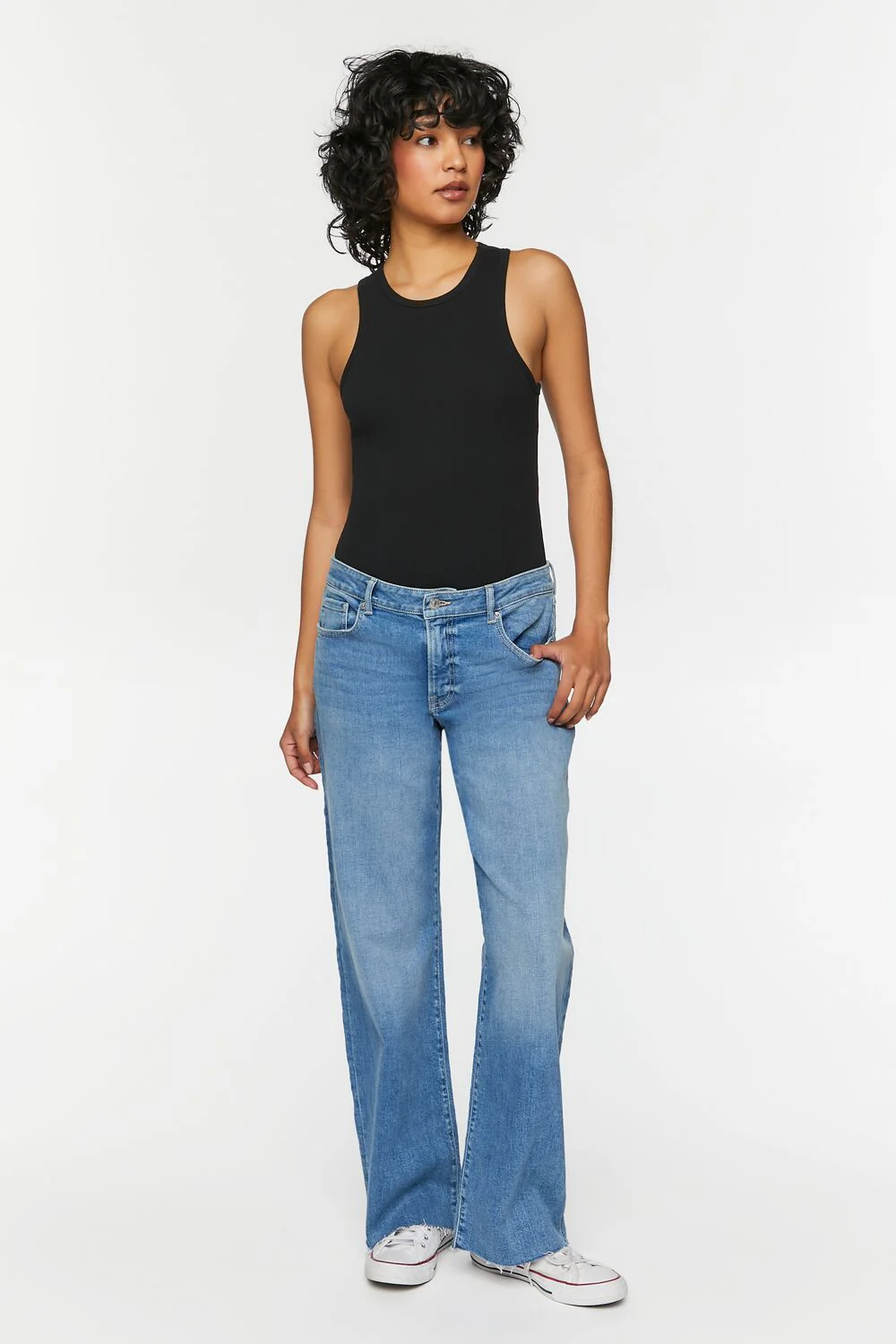 Heathered Sleeveless Bodysuit - Image 4