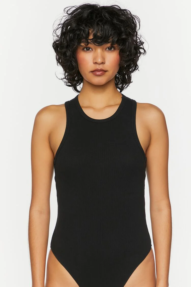 Heathered Sleeveless Bodysuit - Image 5