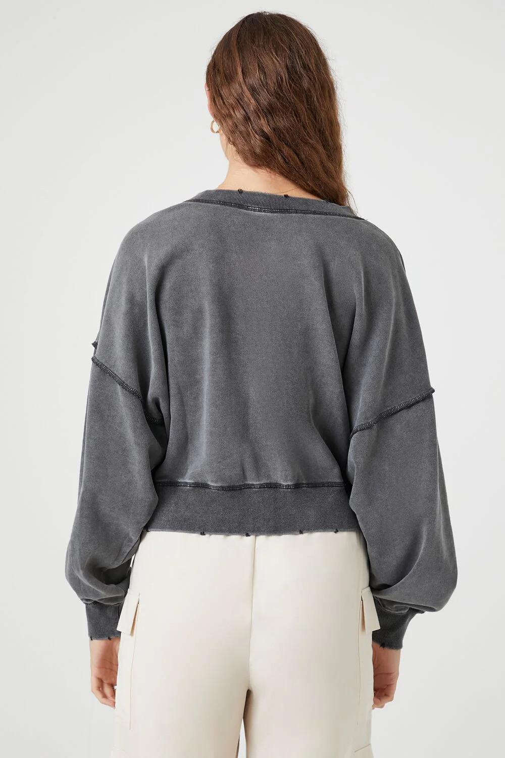French Terry Mineral Wash Pullover - Image 3