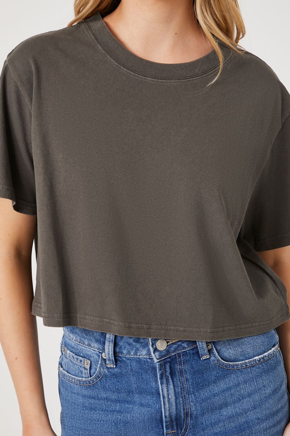 Cropped Crew Tee - Image 5