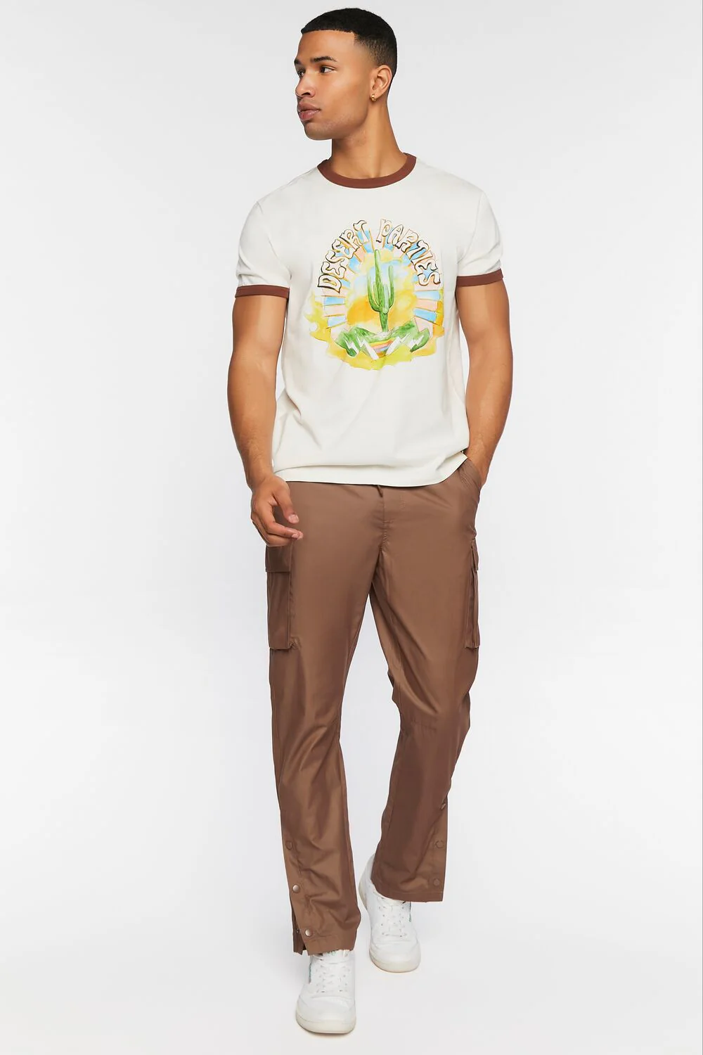 Desert Parties Graphic Ringer Tee - Image 4