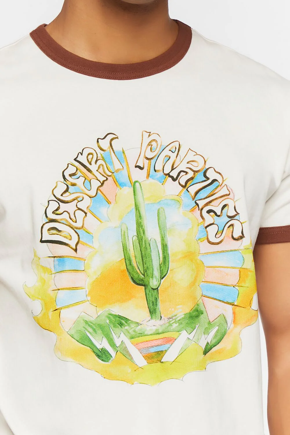 Desert Parties Graphic Ringer Tee - Image 5