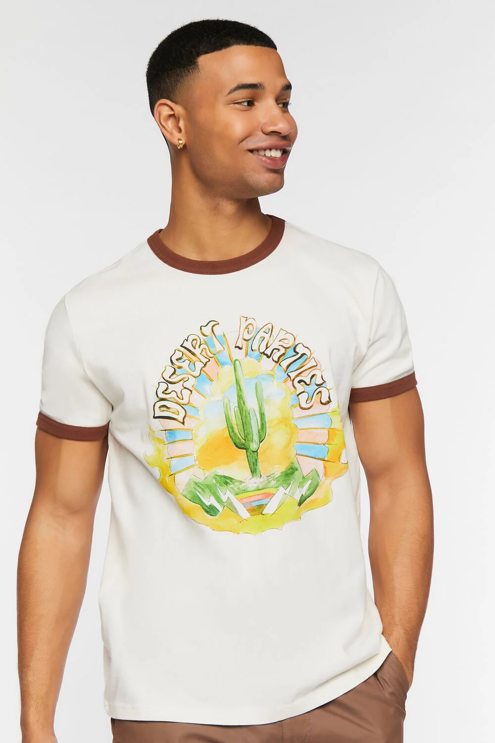 Desert Parties Graphic Ringer Tee - Image 6