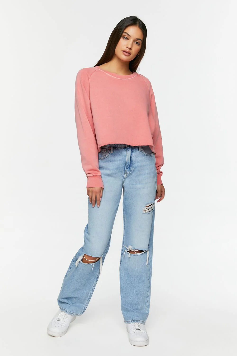 Raw-Cut French Terry Pullover - Image 5