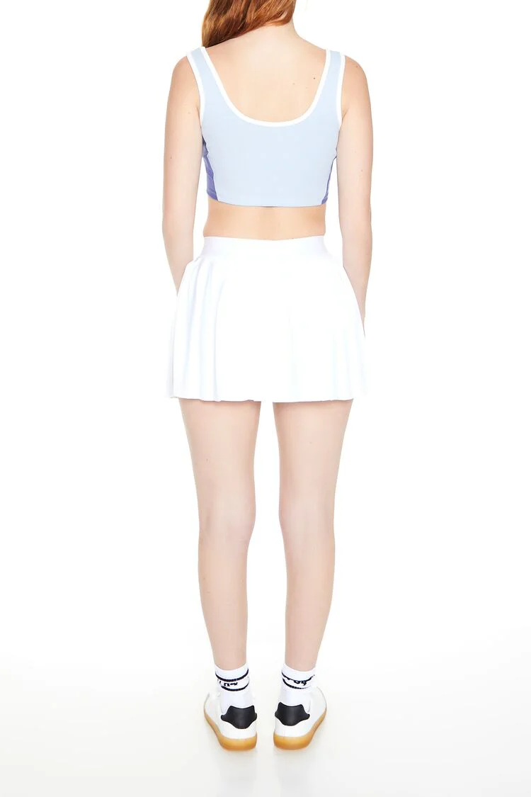 Pleated Mini Skort - Image 11