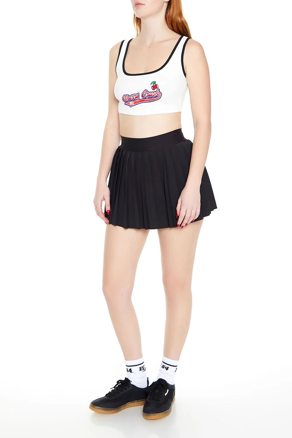 Pleated Mini Skort - Image 3